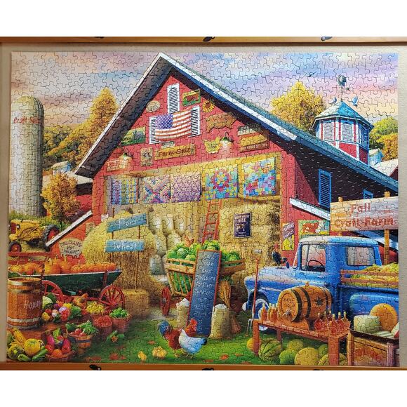 Springbok Puzzle 1000 Piece Golden Days Pre-Owned‎ - Picture 3 of 7